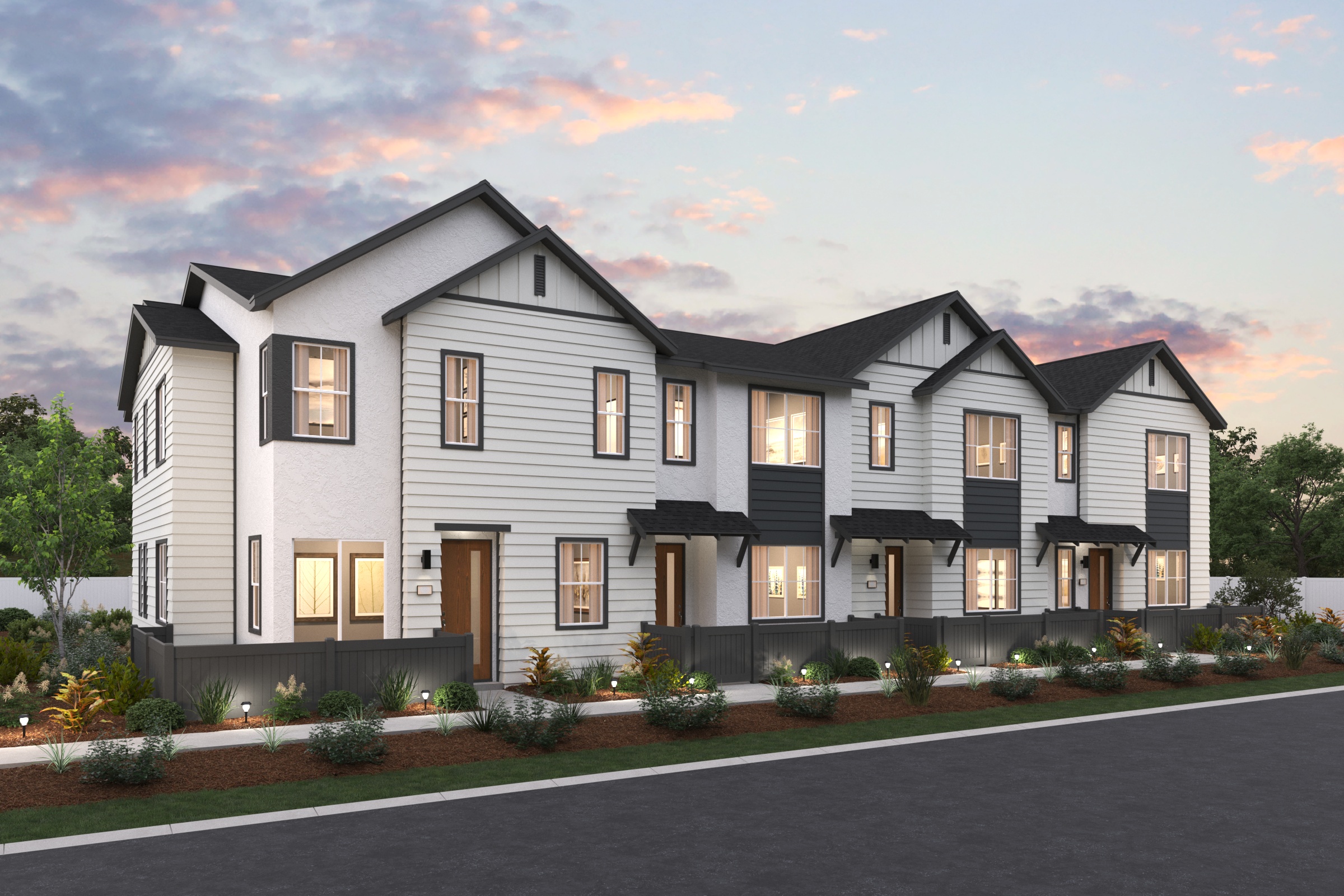 A large house with a driveway.