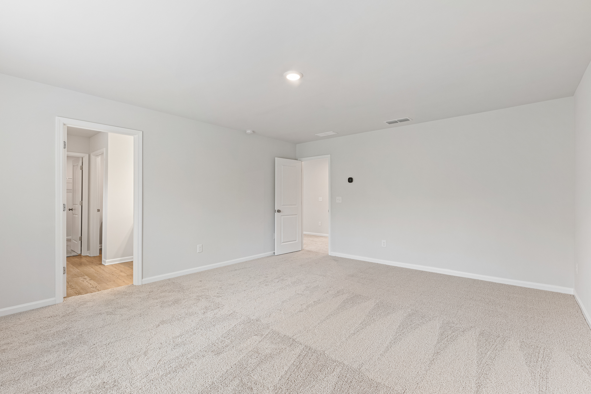 A room with white walls.
