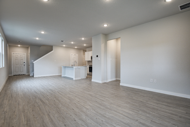 A large empty room.