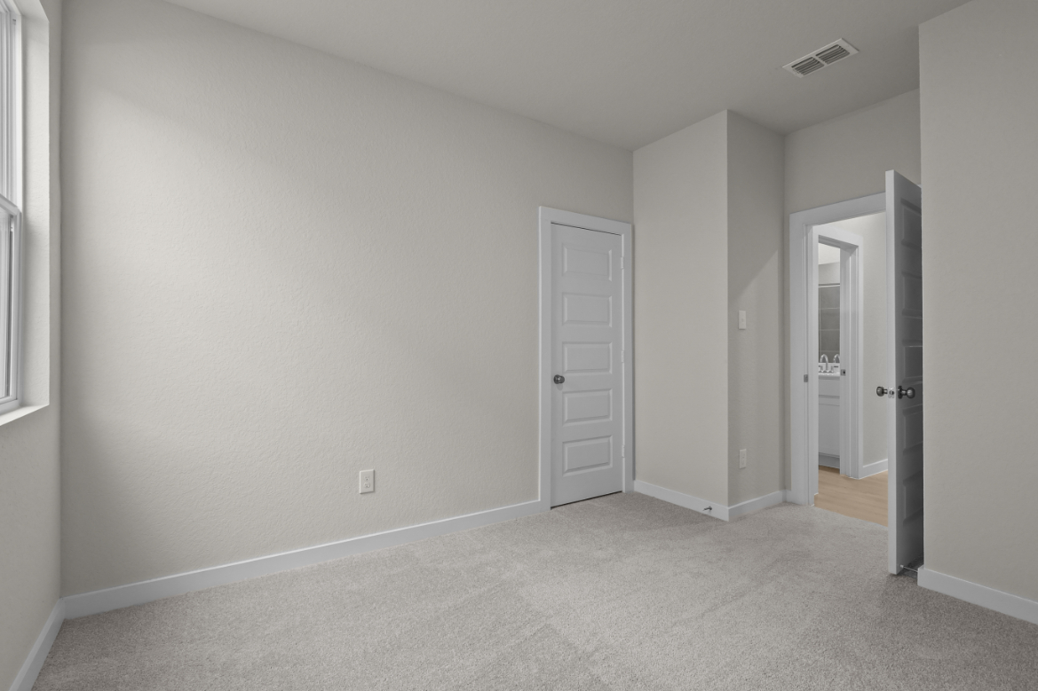 A room with white walls.