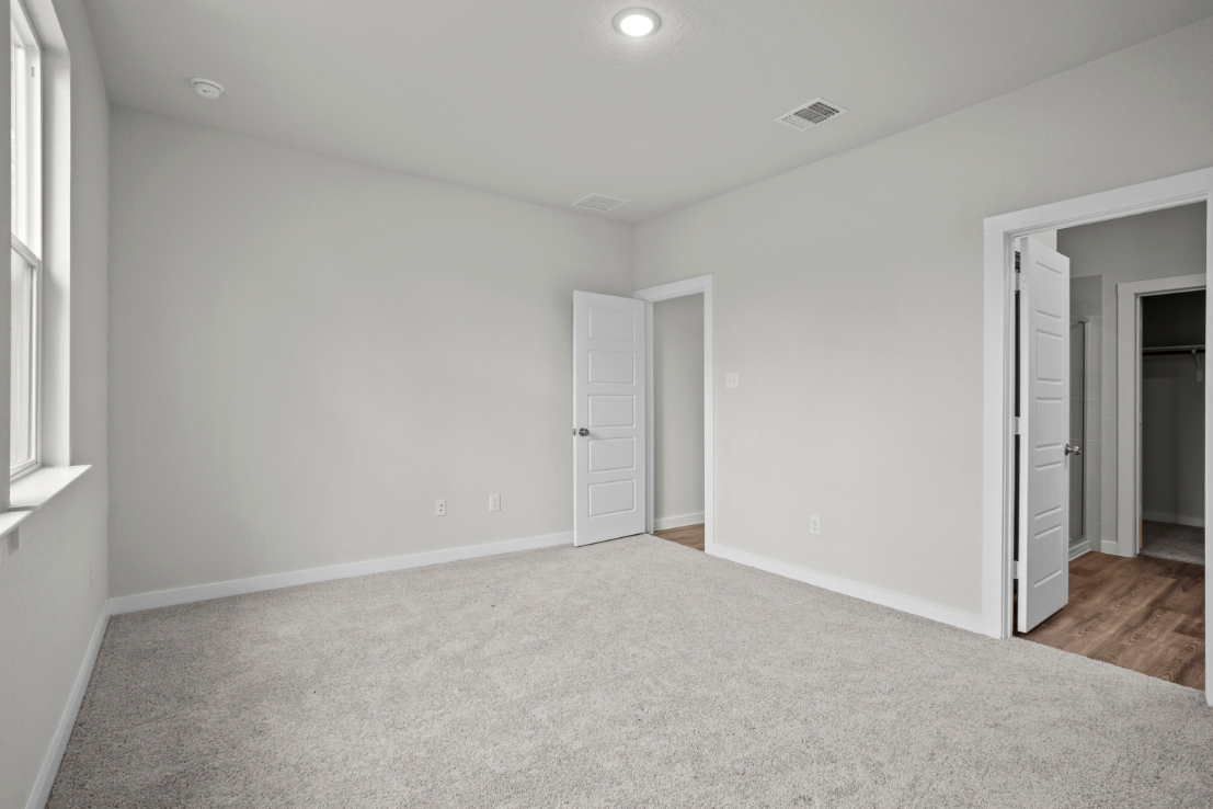 A room with white walls.