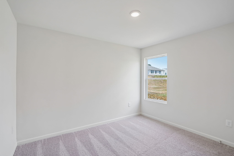 A room with a window.